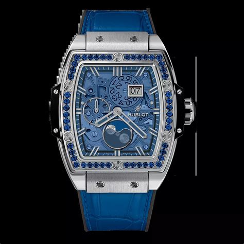 hublot moonphase titanium dark blue|Hublot moonphase titanium 42.